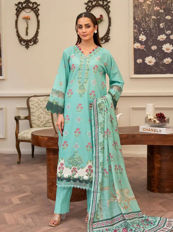RungBurry Printed Lawn Collection 2025 by Sitara Textile (D-07)