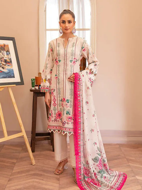 RungBurry Printed Lawn Collection 2025 by Sitara Textile (D-08)