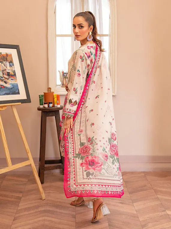 RungBurry Printed Lawn Collection 2025 by Sitara Textile (D-08)