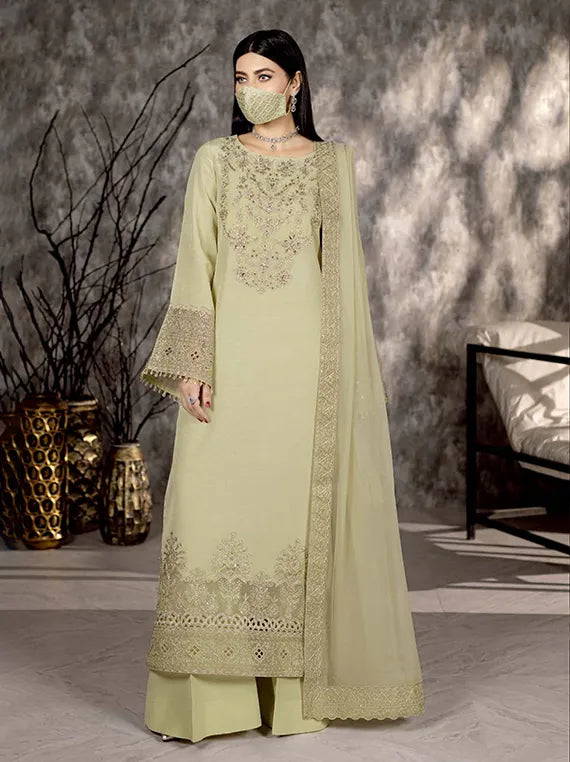 SAFEERA Raw Silk by Flossie Embroidered Collection 2025