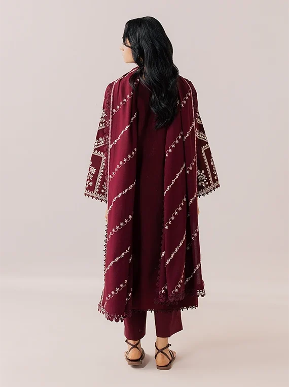 SAGE by Mahnur Embroidered Linen Unstitched Collection'26 (IM-01)