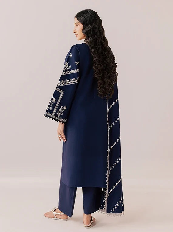 SAGE by Mahnur Embroidered Linen Unstitched Collection'26 (IM-02)