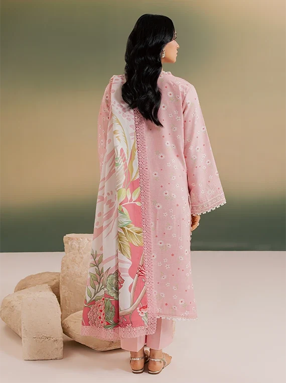 SAGE by Mahnur Embroidered Linen Unstitched Collection'26 (IM-06)