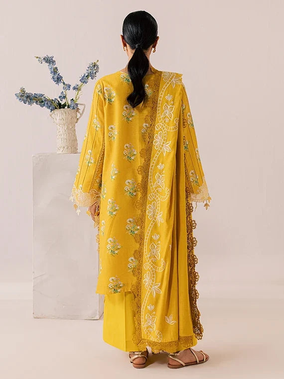SAGE by Mahnur Embroidered Linen Unstitched Collection'26 (IM-08)