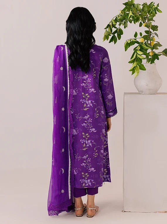 SAGE by Mahnur Embroidered Linen Unstitched Collection'26 (IM-09)