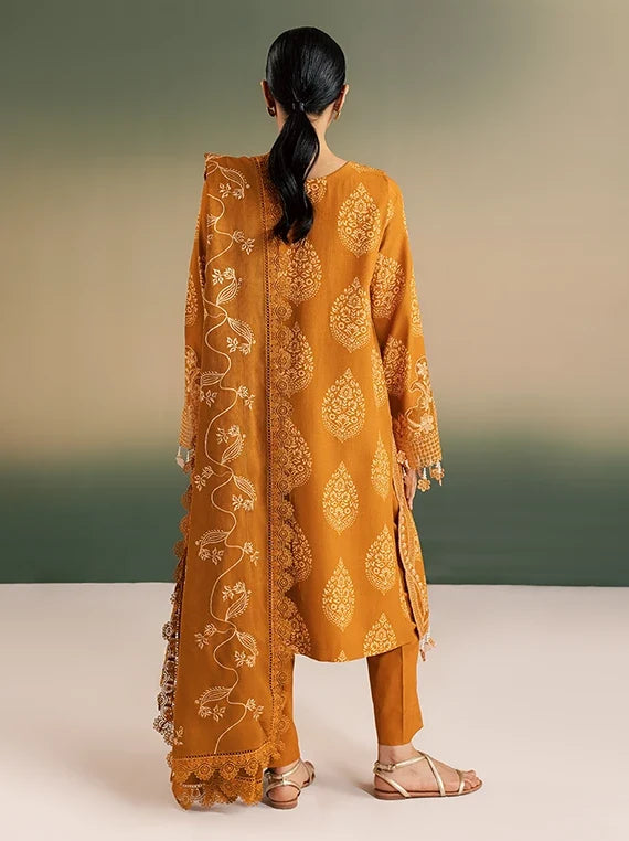 SAGE by Mahnur Embroidered Linen Unstitched Collection'26 (IM-11)