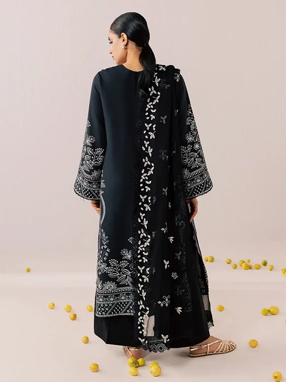 SAGE by Mahnur Embroidered Linen Unstitched Collection'26 (IM-14)