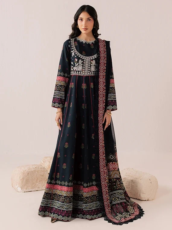SAGE by Mahnur Embroidered Linen Unstitched Collection'26 (IM-16)