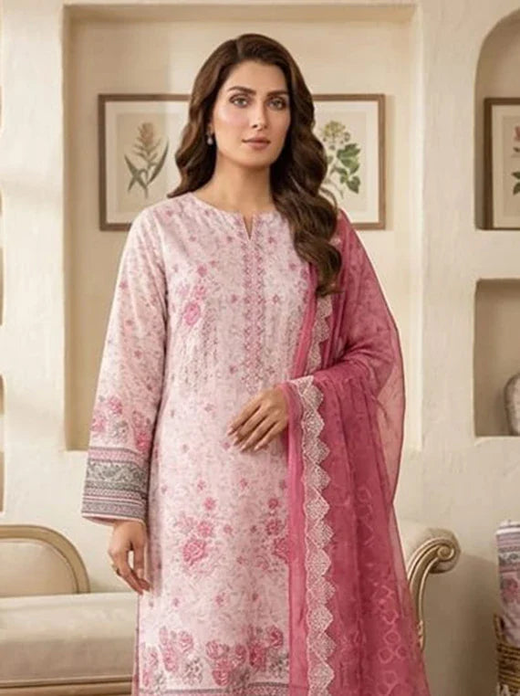 SANIA by HH Printed Embroidered Lawn Collection 2026 Vol-02 (D-01)