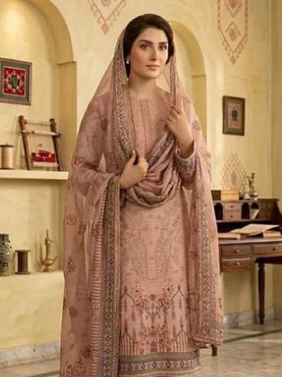 SANIA by HH Printed Embroidered Lawn Collection 2026 Vol-02 (D-03)