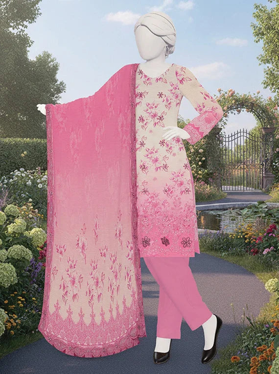 SANOBER by Abc Embroidered Lawn Collection 2026 (D-04)