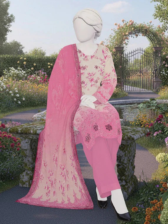 SANOBER by Abc Embroidered Lawn Collection 2026 (D-04)
