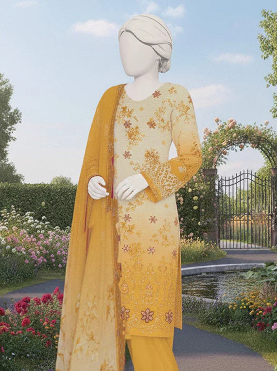 SANOBER by Abc Embroidered Lawn Collection 2026 (D-05)