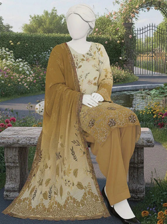 SANOBER by Abc Embroidered Lawn Collection 2026 (D-07)