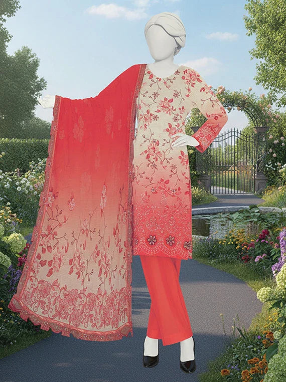 SANOBER by Abc Embroidered Lawn Collection 2026 (D-09)