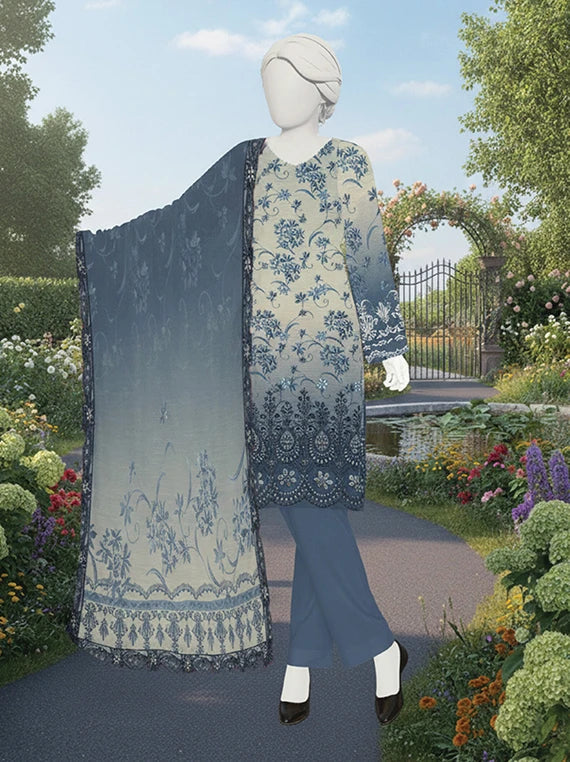SANOBER by Abc Embroidered Lawn Collection 2026 (D-10)