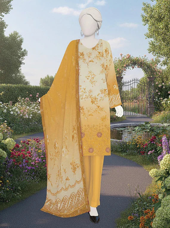 SANOBER by Abc Embroidered Lawn Collection 2026 (D-14)
