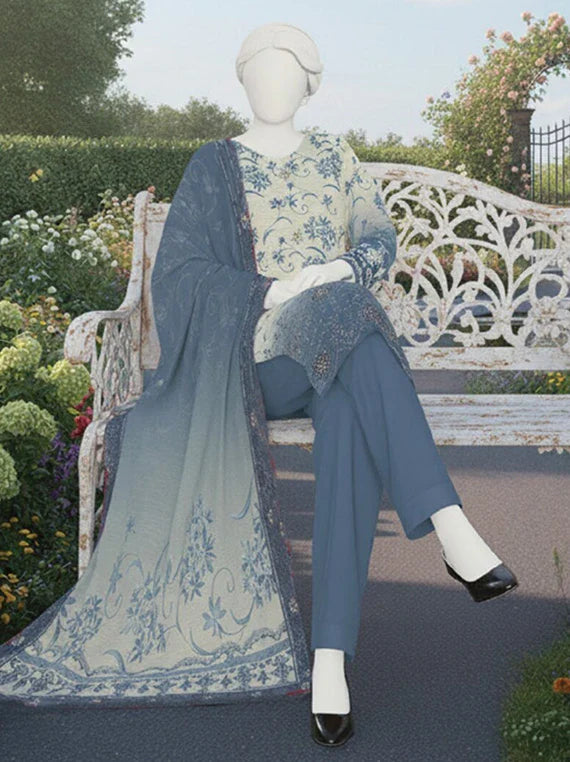 SANOBER by Abc Embroidered Lawn Collection 2026 (D-18)