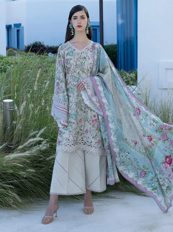 SANTORINI by Elaf Printed Lawn Collection 2026 (EPN-8B)