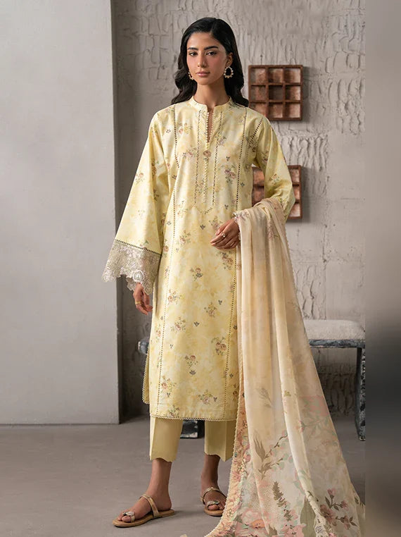 SELLURE by Seran Embroidered Lawn Collection 2026 (D-03 CIELLE)