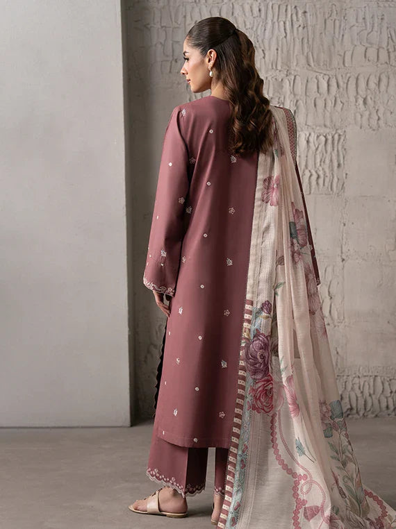 SELLURE by Seran Embroidered Lawn Collection 2026 (D-05 ROSELLE)