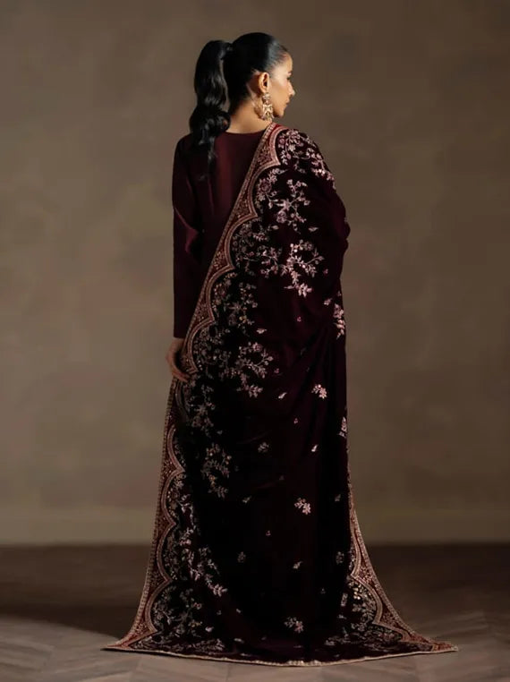 SERAN Luxe Velvet Shawl Collection 2025 (S-01)