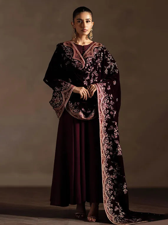 SERAN Luxe Velvet Shawl Collection 2025 (S-01)