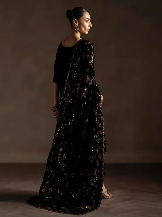 SERAN Luxe Velvet Shawl Collection 2025 (S-03)