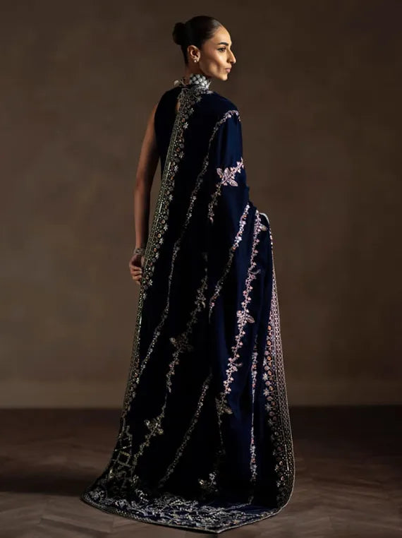 SERAN Luxe Velvet Shawl Collection 2025 (S-04)