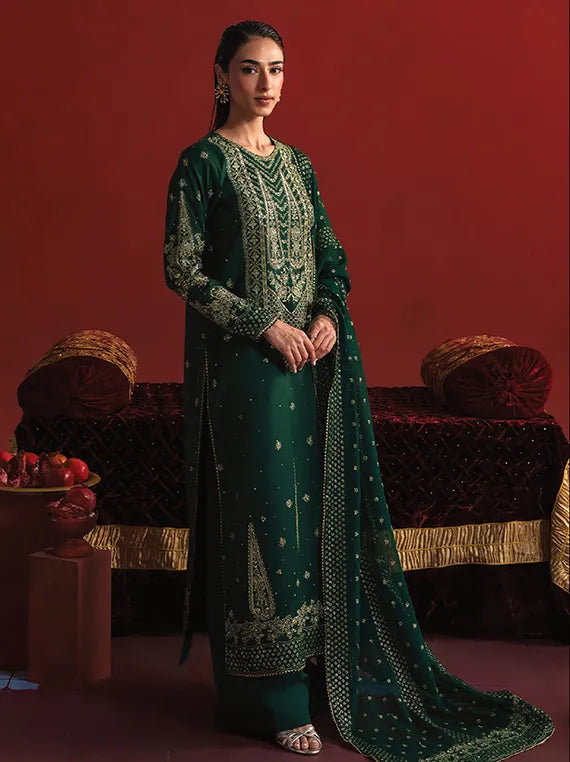 SHAGUN by Neeshay Embroidered RawSilk Collection 2025 (01-MEHVAR)