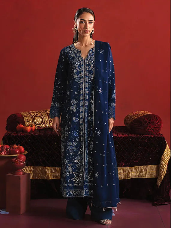 SHAGUN by Neeshay Embroidered RawSilk Collection 2025 (02-FALAQ)