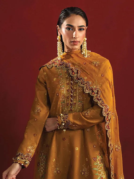 SHAGUN by Neeshay Embroidered RawSilk Collection 2025 (03-ZARPOSH)