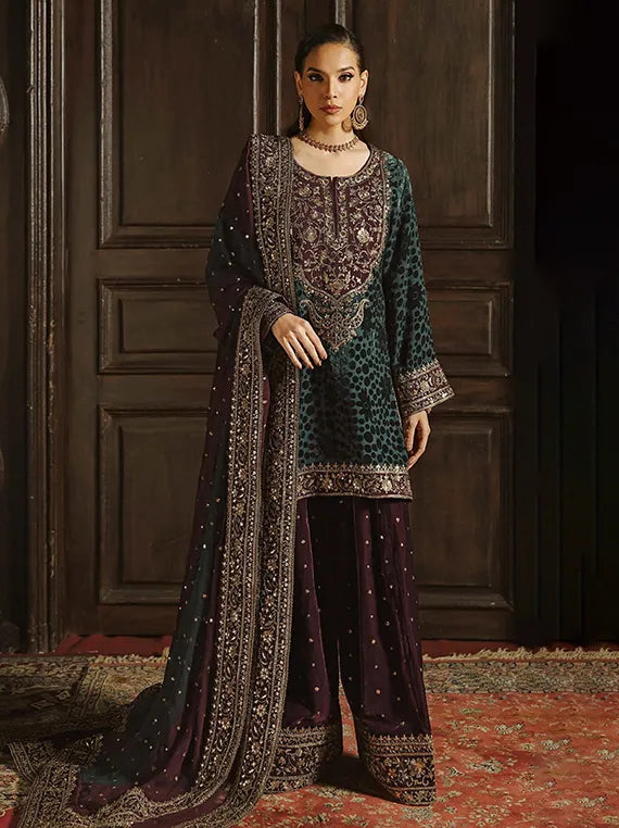SIGNORA by Charizma Embroidered Velvet Collection 2025 Vol-02 (CVT5-09)