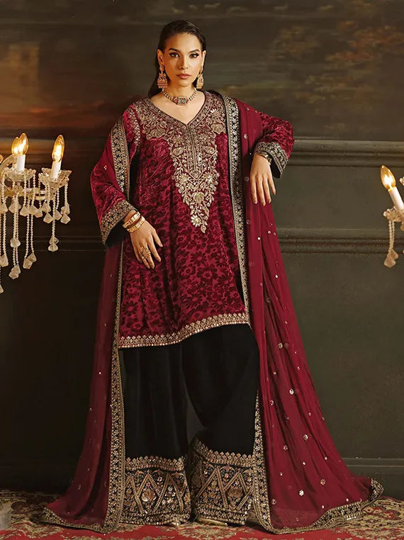 SIGNORA by Charizma Embroidered Velvet Collection 2025 Vol-02 (CVT5-15)