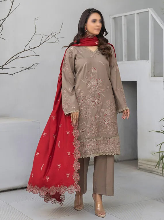 SOHO by Fantak Embroidered Dhanak Collection 2025 (D-03)