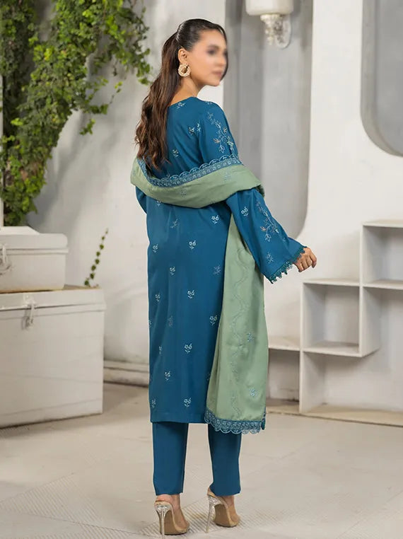 SOHO by Fantak Embroidered Dhanak Collection 2025 (D-08)