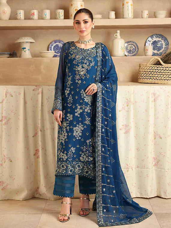 SONEHRI by Ramsha Embroidered Chiffon Collection 2025 Vol-02 (BB-202)