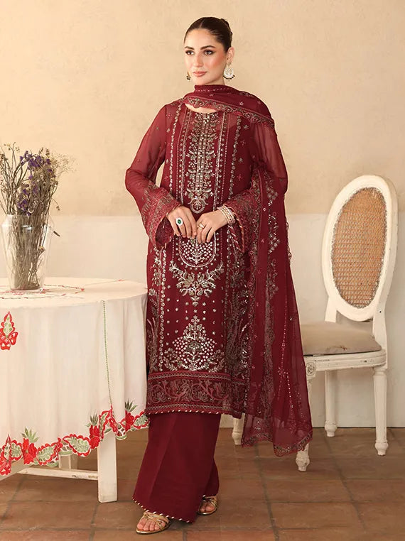 SONEHRI by Ramsha Embroidered Chiffon Collection 2025 Vol-02 (BB-204)