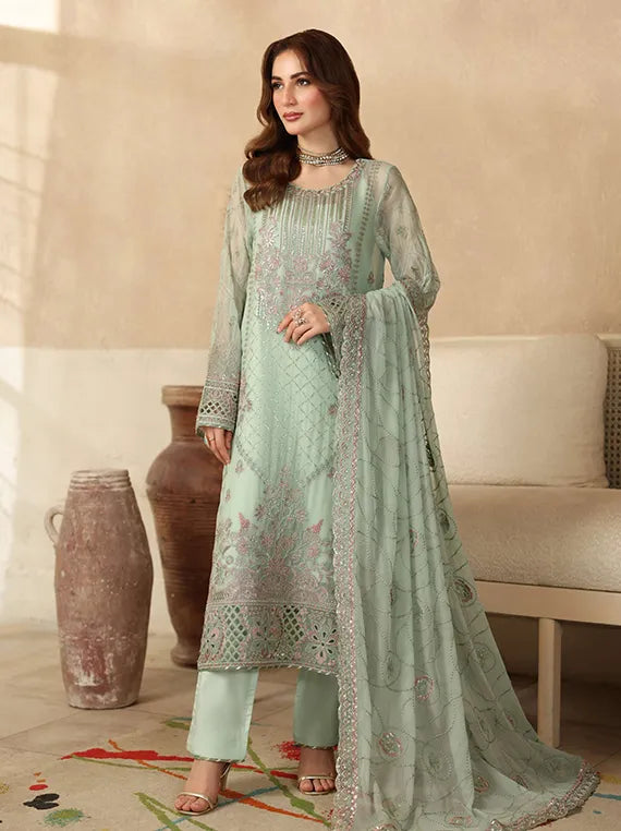 SONEHRI by Ramsha Embroidered Chiffon Collection 2025 Vol-02 (BB-205)