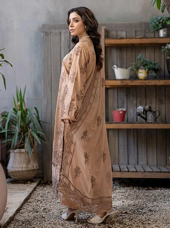 Saffron Embroidered Viscose Unstitched Collection 2026 by Azam Arts (D-2314)