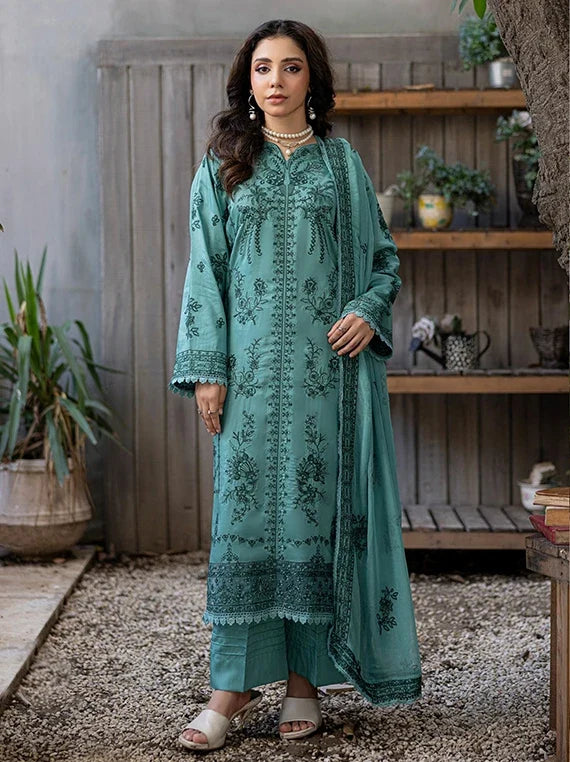 Saffron Embroidered Viscose Unstitched Collection 2026 by Azam Arts (D-2315)