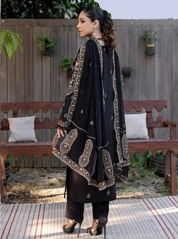 Saffron Embroidered Viscose Unstitched Collection 2026 by Azam Arts (D-2318)