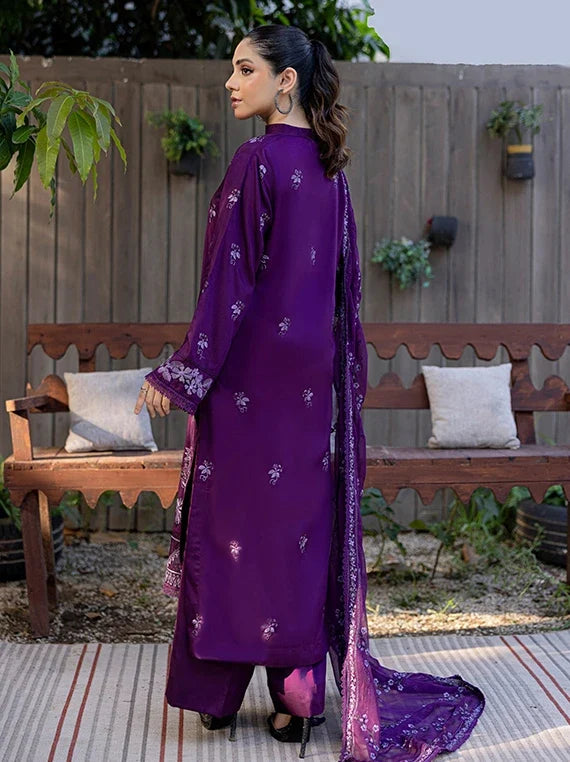 Saffron Embroidered Viscose Unstitched Collection 2026 by Azam Arts (D-2319)