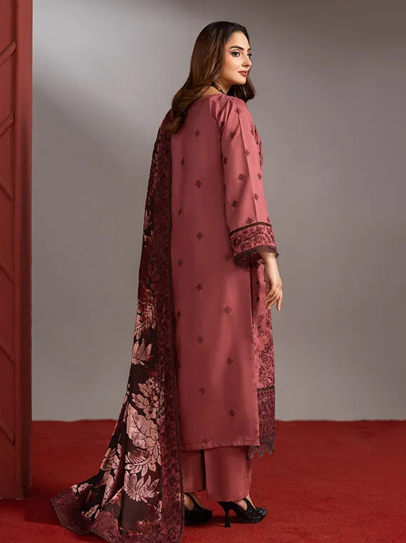 Saffron Embroidered Viscose Collection 2025 Vol-03 by Azam Arts (D-03)