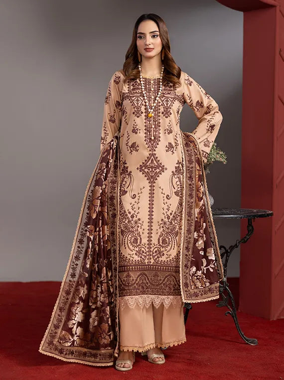 Saffron Embroidered Viscose Collection 2025 Vol-03 by Azam Arts