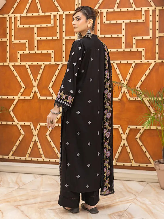Saffron Embroidered Viscose Collection 2025 by Azam Arts (D-1910)
