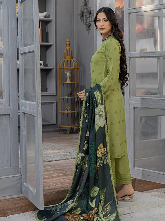 Saffron by Azam Arts Chickenkari Collection 2025 (D-02)