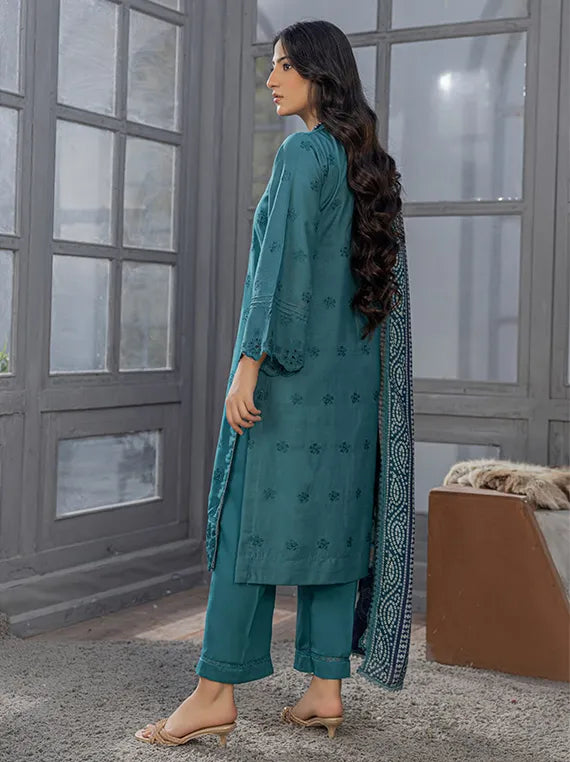 Saffron by Azam Arts Chickenkari Collection 2025 (D-06)