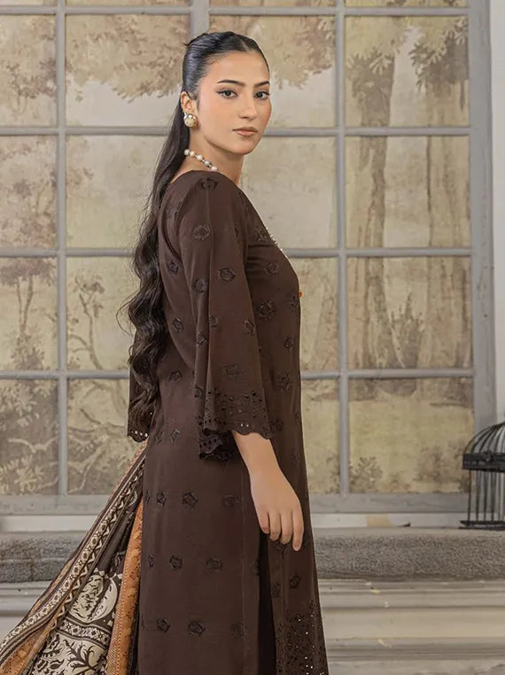 Saffron by Azam Arts Chickenkari Collection 2025 (D-10)