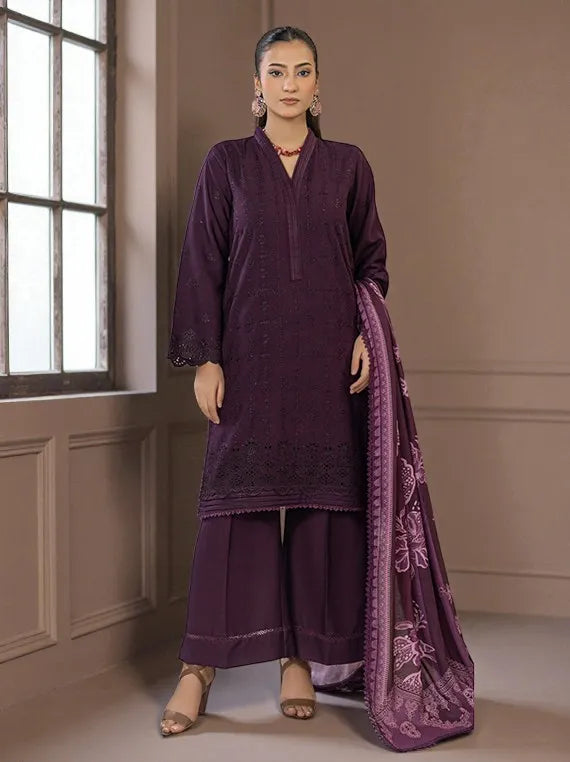 Saffron by Azam Arts Chickenkari Collection 2025 (D-11)